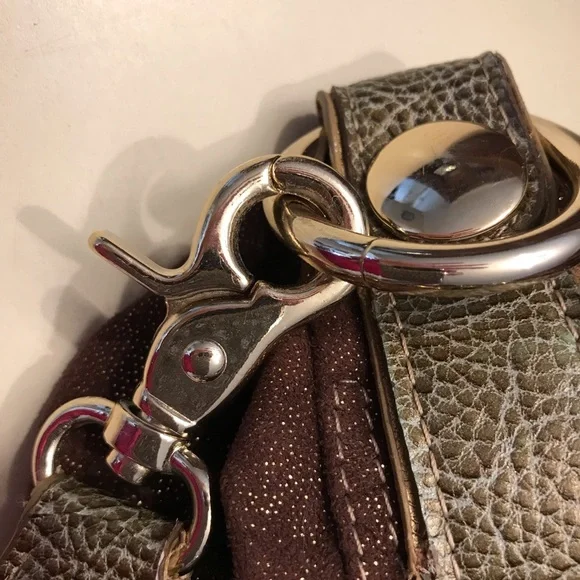 Brown and Gold Women's Bag - Picture 7 of 7